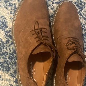 Jousen Men's Dress Shoes Casual Business Dress Shoes for Men Suede Oxford Classi